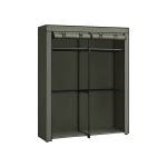 Riidest riidekapp 140 x 43 x 174 cm roheline
