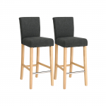 Baaritoolid 2 tk 39x51.5x104 cm hall