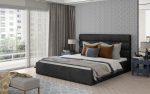 Voodi Karamell 160x93x223 cm Tume Hall