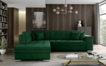 Nurgadiivan Pieretta 260x205x80 cm Tume Roheline