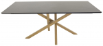 Piazza s&ouml;&ouml;gilaud must 180 x 90 cm MDF ja terasraam