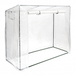 XL tomatikasvuhoone viilkatusega 200x80 cm teras ja plast