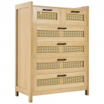 Kummut 5 sahtliga 75x39.5x102 cm pruun