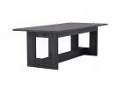 S&ouml;&ouml;gilaud Milly 235&times;100 cm must MDF 8 istekohaga
