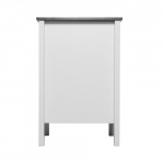 Valge &ouml;&ouml;kapp uksegs 61.1x40.6x40.6 cm