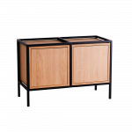 &Ouml;&ouml;kapp must Skap 2R1 60 cm