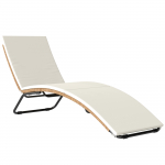 P&auml;evitustool 57 &times; 175 &times; 80 cm PE-rattan ja teras