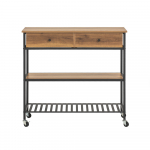 K&ouml;&ouml;giriiul ratastel 100x45x93 cm pruun