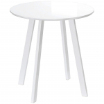 V&auml;ike s&ouml;&ouml;gilaud 72&times;75 cm valge &uuml;mmargune MDF laud