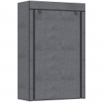 Riidest riidekapp 103 x 43 x 162,5 cm 6 riiulit ja toru