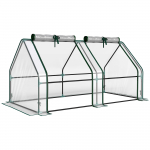 Kasvuhoone 180 &times; 90 &times; 90 cm terasraam ja PVC UV-kate