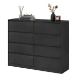 Must hoiukapp 8 sahtliga kummut 40 x 119,4 cm