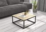 Kohvilaud BELTEN 65x65x33 cm Must