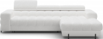 Nurgadiivan Felro 285x93x181 cm Valge