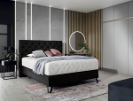 Voodi Cortina 158x130x215 cm Must