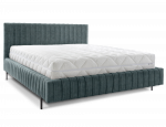 Voodi Plissa 180x102x212 cm Tume Roheline