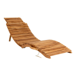 Arrieta lamamistool naturaalne tiikpuu 160&times;50 cm