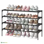 Jalatsiriiul 29,7 &times; 62,3 &times; 53,5 cm must 3 korrust