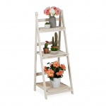 Taimede alus 160 x 41 x 50 cm valge 4 tasandit