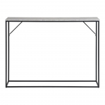 Vita konsoollaud must terasraam 110 x 26 x 80 cm