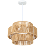 Rippvalgusti 40 x 40 x 177 cm helepruun boho E27