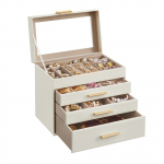 Ehtekarp 25x16x21 cm valge ja kuldne