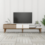 TV alus Asir 180x40x35 pruun valge 18 mm plaat