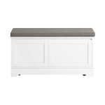 Esikupink panipaigaga 90 cm valge MDF metall ja 150 kg