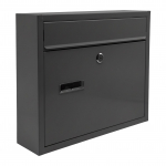 Postkast 31 x 36 x 10 cm antratsiit metall DIN C4