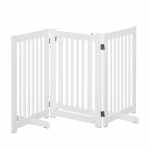 Lemmikloomade v&auml;rav 155x1.5x76 cm valge MDF