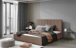 Voodi Audrey 180x200 200x93x223 cm Helepruun
