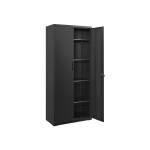 Riiulitega kapp 40 x 80 x 180 cm must