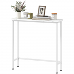 Konsoollaud 75x24x76 cm Valge