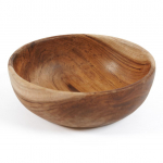 Puidust kauss 16x5cm tiikpuu