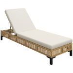 Lamamistool terrassile 65x200x31 Beež