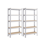 Metallist laoriiulid 30 x 75 x 150 cm hall