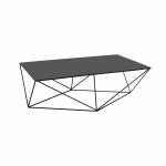 Must kohvilaud Daryl 140cm