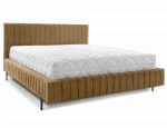 Voodi Plissa 200x102x212 cm Kollane