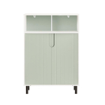 Vannitoakapp 60 &times; 30 &times; 87 cm roheline MDF ja metall