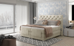Boxspring-voodi Clover 160x200 160x130x217 cm Kreemjas