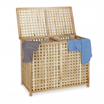 Pesukorv 68,1 x 87,9 x 46,1 cm pruun 2 x 75 L
