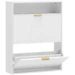 Kingakapp 2 klapiga valge 80 &times; 24 &times; 102,5 cm