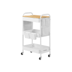 K&ouml;&ouml;gik&auml;ru ratastel teras valge