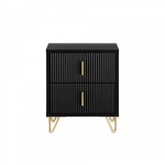 &Ouml;&ouml;kapp sahtlitega 40 x 47 cm must kuldne