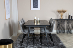 S&ouml;&ouml;gilaua komplekt 180x85 pikendatav must-kuldne