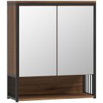Peeglikapp 56x20x65 cm pruun MDF seinale kinnitatav