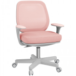Kontoritool roosa 55x48x82,5 94,5 cm 360&deg; p&ouml;&ouml;rlev