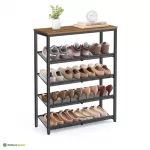 Kingariiul 75x28x93 cm pruun ja must 5 astet esikusse