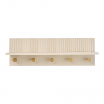 Seinariiul Rocca 50x12x16 cm beež MDF ja konksud