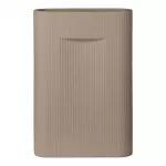 Vaas 24 x 8,5 x 35,5 cm pruun keraamiline viimistlus